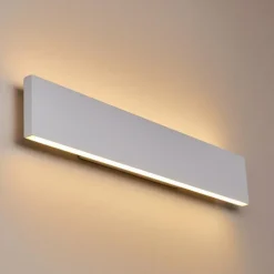 Applique murale Obion LED Blanc, 2 lumières