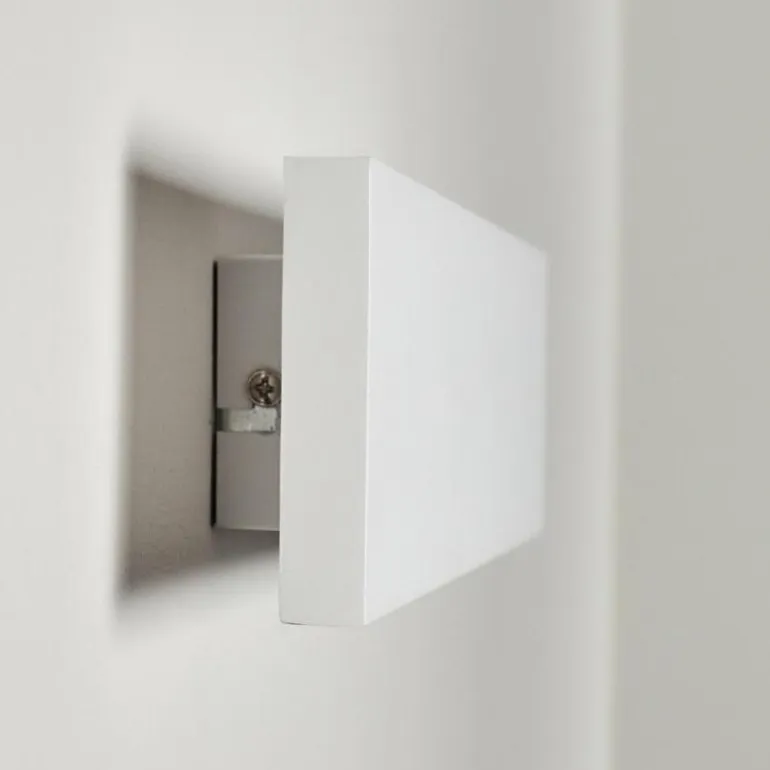 Applique murale Obion LED Blanc, 2 lumières