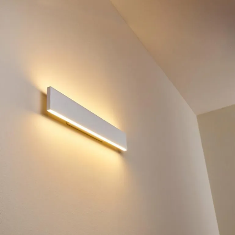Applique murale Obion LED Blanc, 2 lumières