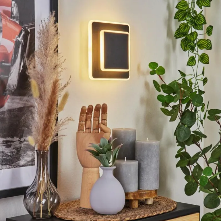 Applique murale Orchaise LED Noir, Blanc, 1 lumière