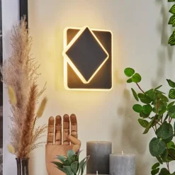 Applique murale Orchaise LED Noir, Blanc, 1 lumière