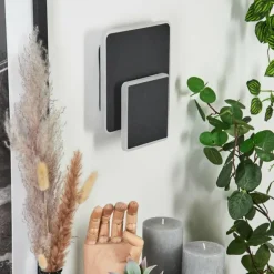 Applique murale Orchaise LED Noir, Blanc, 1 lumière