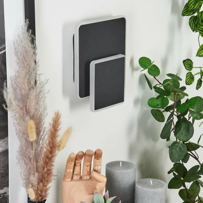 Applique murale Orchaise LED Noir, Blanc, 1 lumière
