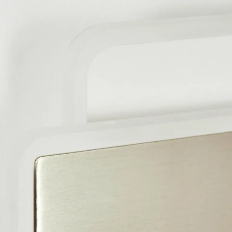 Applique murale Orchaise LED Nickel mat, Blanc, 1 lumière
