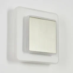 Applique murale Orchaise LED Nickel mat, Blanc, 1 lumière