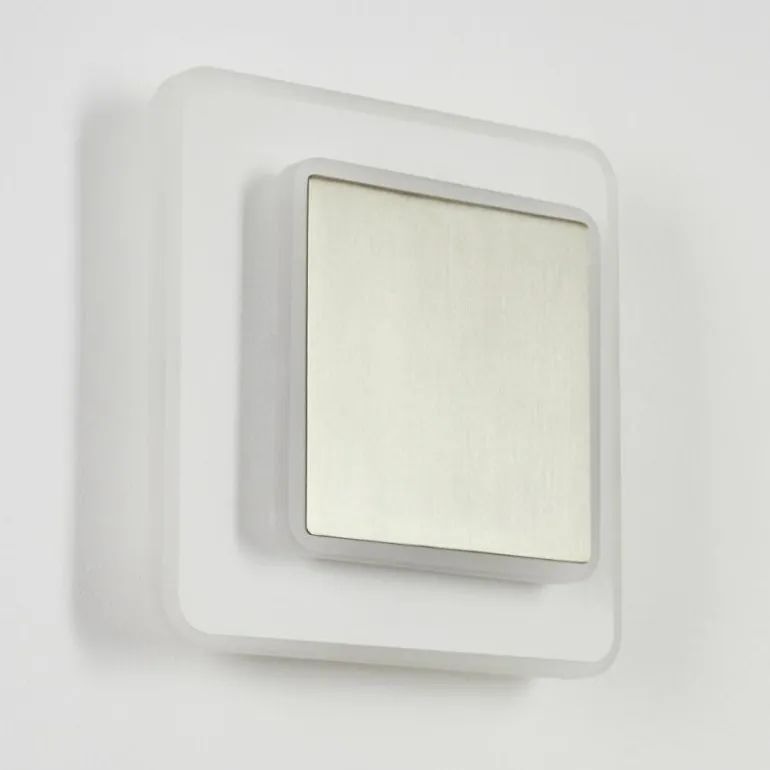 Applique murale Orchaise LED Nickel mat, Blanc, 1 lumière
