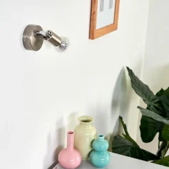 Applique murale Oula LED Nickel mat, 1 lumière