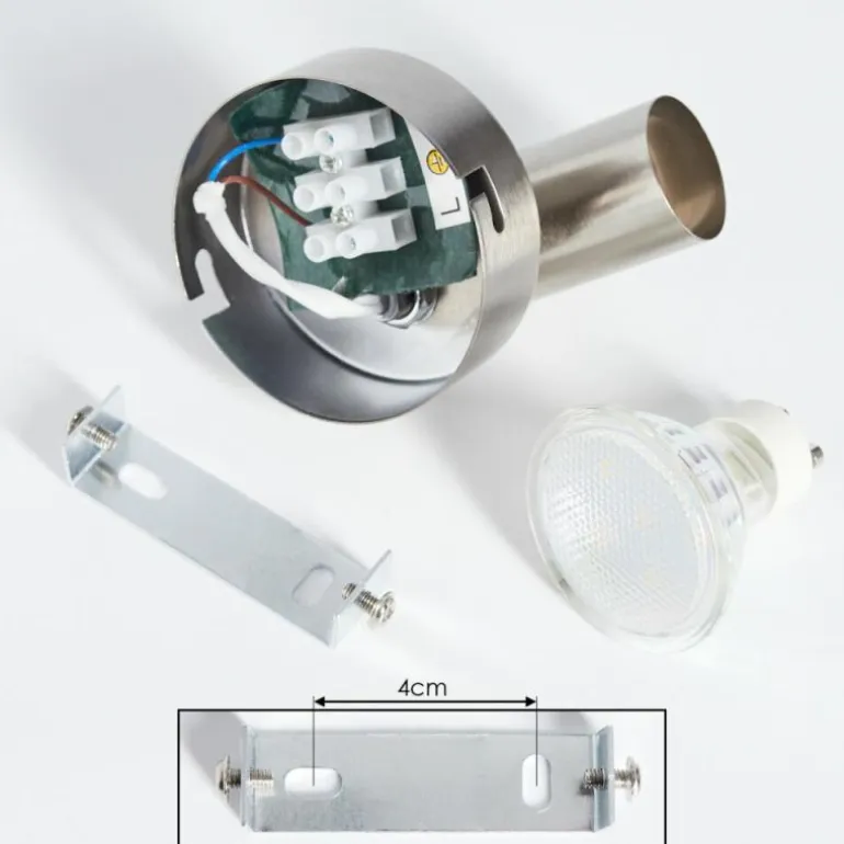 Applique murale Oula LED Nickel mat, 1 lumière