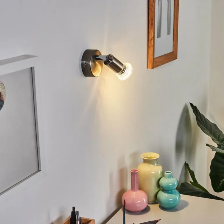 Applique murale Oula LED Nickel mat, 1 lumière