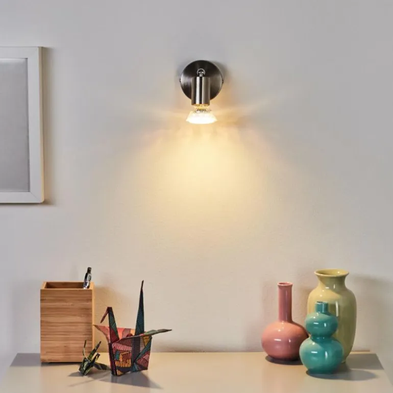 Applique murale Oula LED Nickel mat, 1 lumière