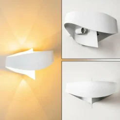 Applique murale Padua Blanc, 2 lumières