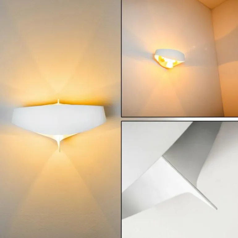 Applique murale Padua Blanc, 2 lumières