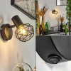 Applique murale Palmira Noir, 1 lumière