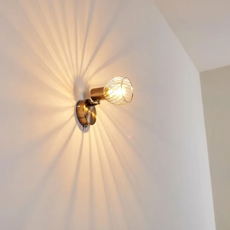 Applique murale Parado Nickel mat, 1 lumière