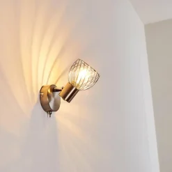 Applique murale Parado Nickel mat, 1 lumière