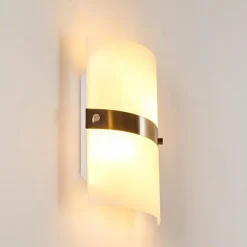 Applique murale Paul Neuhaus SQUARE Acier inoxydable, Blanc, 2 lumières