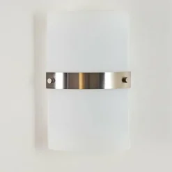 Applique murale Paul Neuhaus SQUARE Acier inoxydable, Blanc, 2 lumières