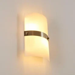 Applique murale Paul Neuhaus SQUARE Acier inoxydable, Blanc, 2 lumières