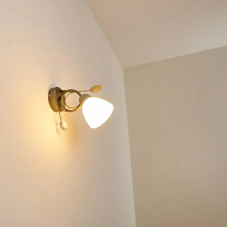 Applique murale Peccia Gris, 1 lumière