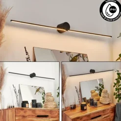 Applique murale Puharila LED Noir, 1 lumière