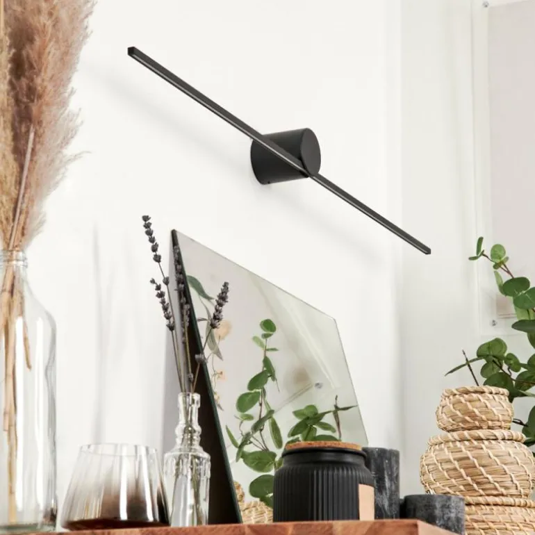 Applique murale Puharila LED Noir, 1 lumière