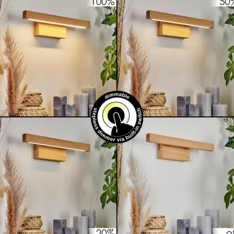 Applique murale Quines LED Écru, 1 lumière