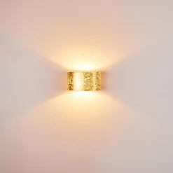 Applique murale Rapar Chrome, Or, 1 lumière