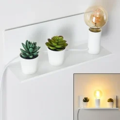Applique murale Reftele Blanc, 1 lumière