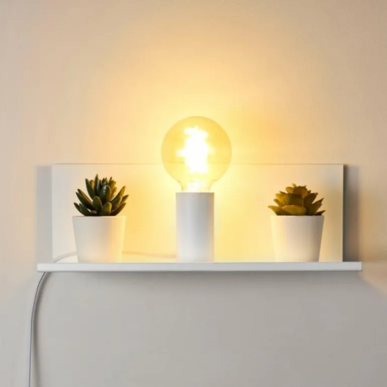 Applique murale Reftele Blanc, 1 lumière