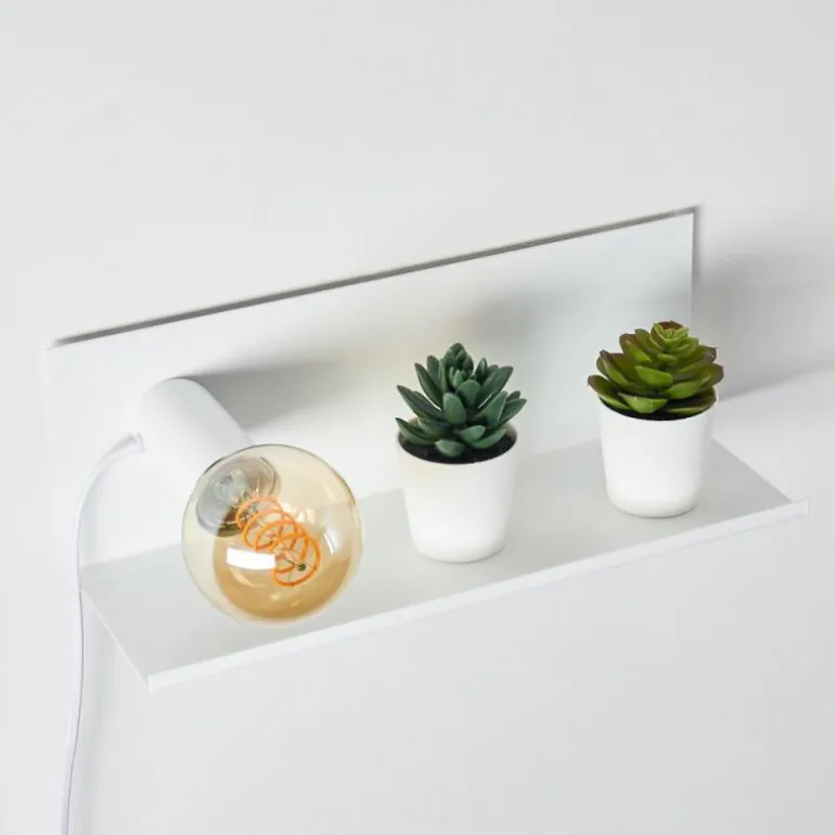 Applique murale Reftele Blanc, 1 lumière