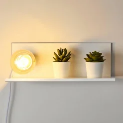 Applique murale Reftele Blanc, 1 lumière