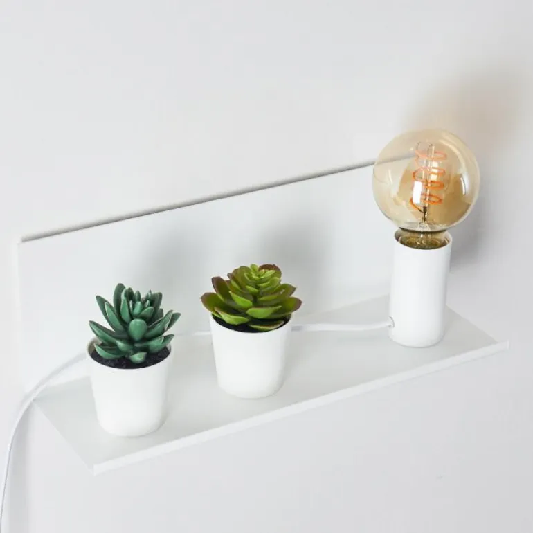 Applique murale Reftele Blanc, 1 lumière