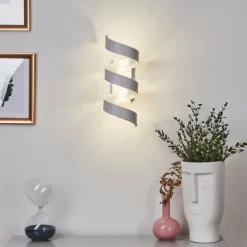 Applique murale Rezat LED Blanc, 3 lumières