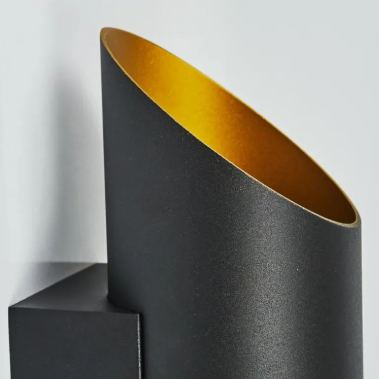 Applique murale Ricardone Noir, 1 lumière
