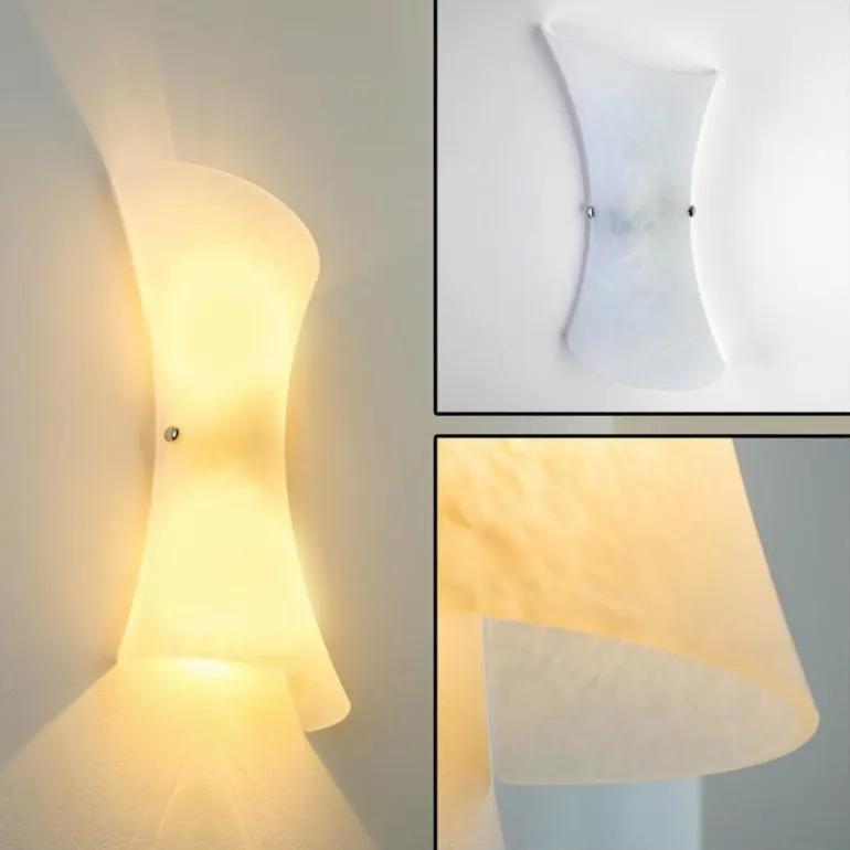 Applique murale Rivoli Transparent, 2 lumières