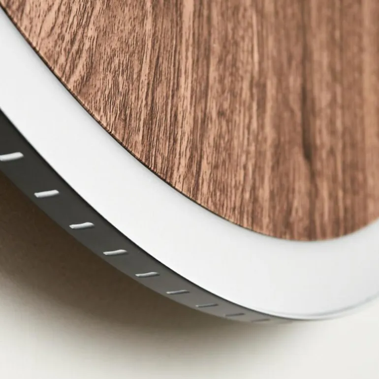 Applique murale Rocha LED Brun, Couleur bois, Noir, 1 lumière
