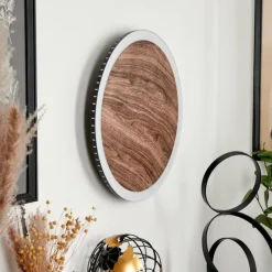 Applique murale Rocha LED Brun, Couleur bois, Noir, 1 lumière