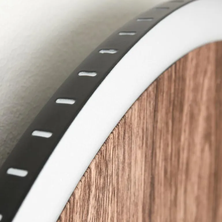 Applique murale Rocha LED Brun, Couleur bois, Noir, 1 lumière