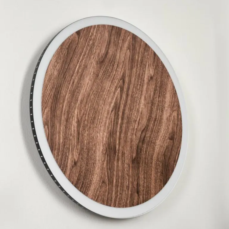 Applique murale Rocha LED Brun, Couleur bois, Noir, 1 lumière