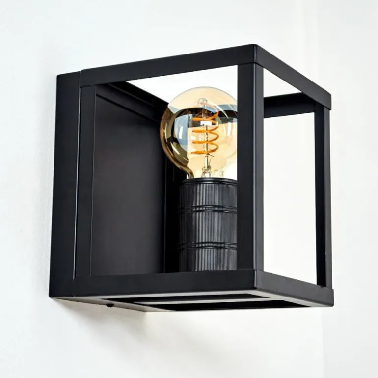 Applique murale Salla Noir, 1 lumière