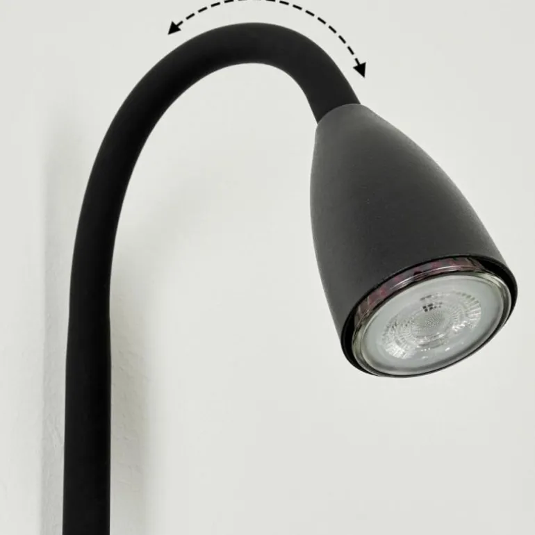Applique murale Sarnen Noir, 1 lumière