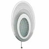 Applique murale Searchlight WALL LED Chrome, Blanc, 1 lumière