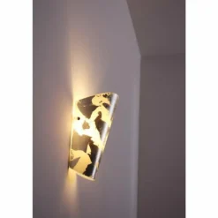 Applique murale Selene Argenté, Blanc, 1 lumière