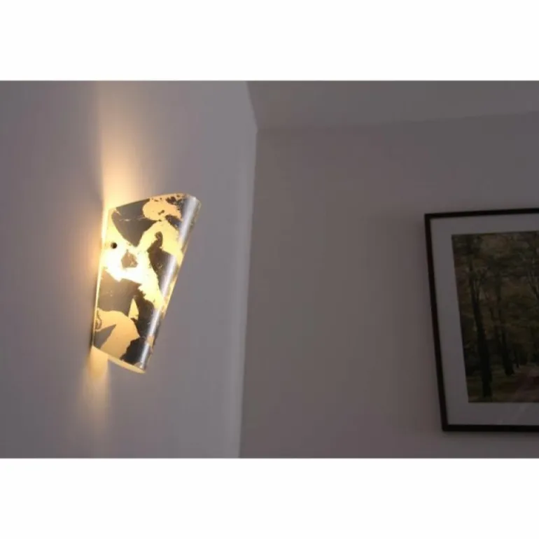 Applique murale Selene Argenté, Blanc, 1 lumière