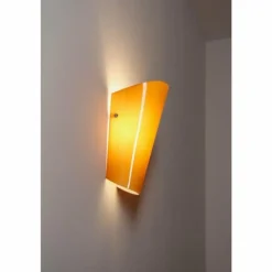 Applique murale Selene orange Orange, 1 lumière