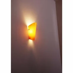 Applique murale Selene orange Orange, 1 lumière