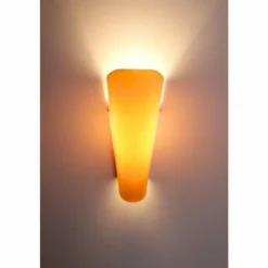 Applique murale Selene orange Orange, 1 lumière