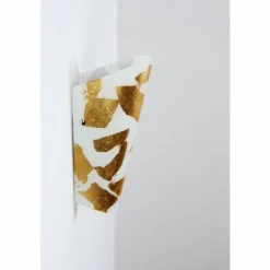 Applique murale Selene Or, Blanc, 1 lumière