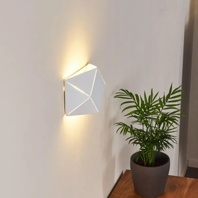 Applique murale Shouver LED Blanc, 1 lumière