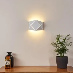 Applique murale Shouver LED Blanc, 1 lumière